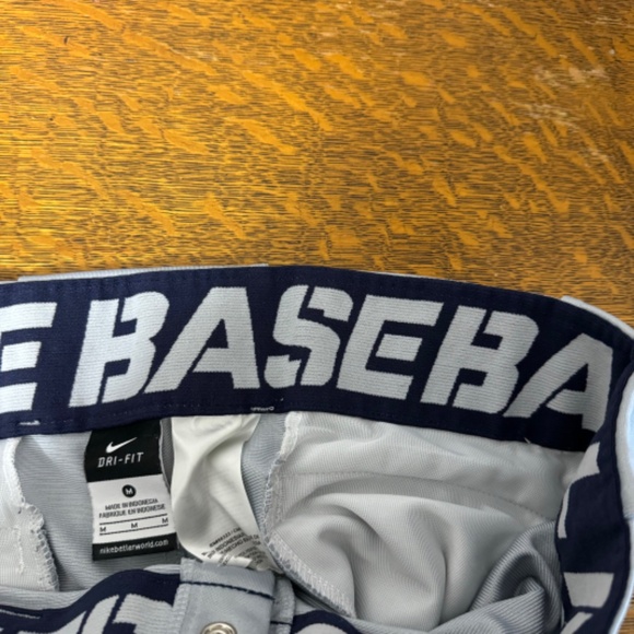 Nike Mens Dri-Fit Baseball Pants in Silver Size Medium - Picture 6 of 11